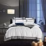 Cotton Satin Hotel Four-Piece Suit Hotel Linen Hotel Bedding White Bed Linen and Duvet Cover Customization