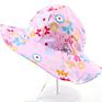 Cotton Soft Top Cartoon Animals Printed Baby Kids Sun Sunshade Fisherman Bucket Hat