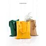 Cotton Tote Bags Print Foldable Shopping Simple Plain Standard Size Blank Heavy Duty Organic Canvas 18 Oz Customize Logo