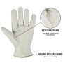 Cowhide Leather Gloves for Working Driving Gardening