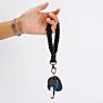 Craft Accessories Cute Handmade Boho Cotton Rope Braided Keychain Colorful Macrame Tassel Keyring