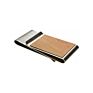 Creative Design Double Sides Stainless Steel Card Holder Wood Money Clip