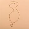 Creative Design Exquisite Clavicle Chain Star Moon Rhinestone Necklace for Women