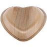 Creative Design Small Size Fruit Salad Palm Leaf Heart Shape Party Supply Disposable Plates Bowls