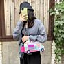 Creative Ice Cream Car Messenger Bag Funny Personality Colorful Laser Female Bag
