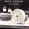 Creative Minimalist Table 3D Art Color Cement Alarm Clock Simple Sublimation Concrete Mini Desk Clock Retro Unique Gift Horloge