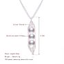 Creative Pearl Pea Pod Pendant Women's Jewelry Pure Braided Copper Wire Imitation Pearl Necklace