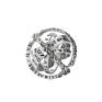 Creative Silver Sphere-Ring Foldable Ball Complex Rotating Cosmic Finger Astronomical Ring for Men