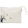 Creative Women Cotton Canvas Zipper Pouch Wallet Phone Pocket Cosmetic Bags for Make Up