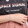 Cross Border Explosive European and American Moon Phase Opal Moonstone Bracelet for Men and Women