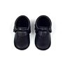 Customized Black Color Toddler Moccasins Shoes Soft Leather Baby Moccasins