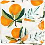 Customized Packaging Organic Cotton Baby Orange Muslin Bamboo Swaddle Blanket