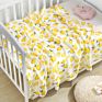 Customized Printing 70% Bamboo 30% Cotton Muslin Baby Swaddle Blanket Newborn Baby Muslin Swaddle