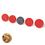 Customized Silicone Cookie Stamper with Wooden Handle