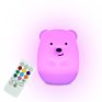 Cute Bear Touch Control 7 Color Change Portable Sensor Led Bedroom Night Light