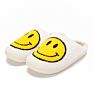 Cute Carton Cotton Bedroom House Slippers Smile Face Plush Toy Happy Smiley Face Slippers Fur Slides Slippers for Women Ladies