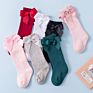 Cute Solid Color High Elasticity Baby Kid Boneless Dress Big Bow Cotton Socks 325