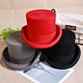 Cylinder Classic Elegant 100% Wool Felt Top Hat Victorian Style Made Hatter Tall Gentlemen Hat