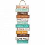 Design Decorative Wood Wall Plaque with Rope Wooden Wall Plaques with Sayings