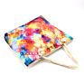 Design Item Cotton and Polyester Large Size Hand Bag Tote Beach Bag