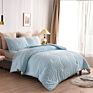 Design Jacquard Clips Duvet Cover & Pillowcase Tufted Bedding Set
