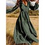 Design Lady Chiffon Ruffle Maxi Dress Vestidos Women Elegant Casual Dresses