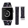 Design Leather Band for Apple Watch 40Mm 44Mm 38Mm 42Mm Shiny Glitter Watch Strap for Iwatch Series 7 6 5 4 3