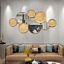 Design Luxury Home Hanging Decoration Wrought Iron Large Wall Mirrors