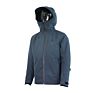 Design Navy Long Sleeve Men Jacket Polyester Stand Collar Zipper plus Jackets for Men Bonded Hood Safari Coats