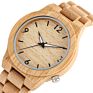 Design Your Own Bamboo Wood Watches Men Logo Luminous