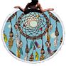 Designer Personalised with Logo Print Luxury Large Microfiber Sublimation round Beach Towel