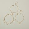 Designers Lucky Star Moon Diamond 18K Womens Gold Bracelets Charms for Bangles Set Copper Chain Jewelry