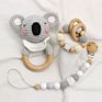 Designs Handmade Amigurumi Knitted Diy Crochet Koala Animals Toy Baby Wooden Teether Toys