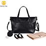 Diaper Tote Bags Large Capacity Diaper Bags with Insulated Pouch Waterproof Premium Pu Leather Maternity Bags