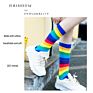 Direct Sales Colorful Tube Crew Rainbow Striped Socks for Women Girls