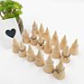 Disposable Wooden Cone, Suitable for Room Display of Rings, Earrings, Jewelry and Diy Crafts