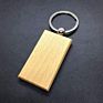 Diy Gifts Handmade Keychain Wooden Key Tag with Split Ring Key Chain