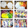 Diy Set Handmade Tie-Dye 18/32 Colors Non-Toxic Party Kid Supplies Set Tie Dye Paint Set for Kids Tie Dye Kit