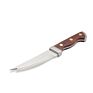 Double-Tipped End 7 Inch Stainless Steel and Acacia Wood Kitchen Cocktail Bartender Knife