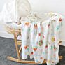 Double Layers Baby Breathable Receiving Muslin Blanket