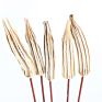Dried Artificial Flower Okra Use Natural Bouquet Warm Preserved Long Lasting for Diy Wedding Colorful Decorative Flower