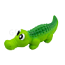 Drop Shipping Interactive Dog Toy Pet Latex Toy with Squeaker Crocodile Shape Dog Toy