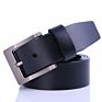 Drop Shipping Men Classic Vintage Pin Buckle Luxury Strap Cow Genuine Leather Belt