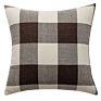 Drop Shipping Nordic Sofa Art Linen Yarn-Dyed Large Lattice Cushion Cover Pillowcase