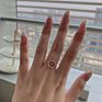Dylam Ins Bridal Boho Adjustable Silver Eye Cuff Ring 14K Gold Plated Twisted S925 Sterling Vintage Allaha Name Karma Rings
