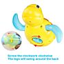 Early Educational Smooth Cute Baby Kids Bathtub Toys Water Play Swimming Turtle Bath Toys Animal for Boys Girls
