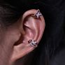 Earrings Jewelry 18K Gold Plated Snake Earring Set Ear Cuff Halloween Anime Stud Earring for Women Girl