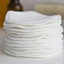 Eco-Friendly 8Cm round Bamboo Cotton Facial Cleansing Pads Laundry Bag Set Reusable Makeup Remover Discs