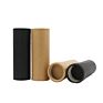 Eco Friendly Cylinder Brown Push up Kraft Paper Tube Packaging for Lip Balm Container