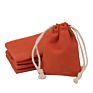 Eco Friendly Printed Gift Cloth Colorful Canvas Cotton Double String Handbag Shoe Dust Drawstring Pouch Bag